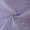 Quilted floral cotton - Lavender - Calissone