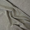 Lin coton chevron - Kaki - Calissone