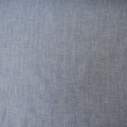 Lin coton chevron - Bleu - Calissone