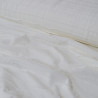 Plain jersey with ruffles - White - Calissone