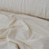 Plain jersey with ruffles - Ecru - Calissone