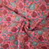 Matelassé de coton fleurs et rayures - Calissone
