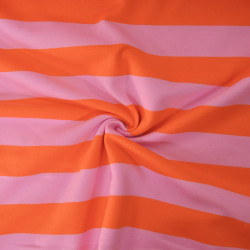 Light striped sweatshirt - Red and pink - Calissone