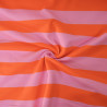Sweat léger à rayures - Rouge et rose - Calissone