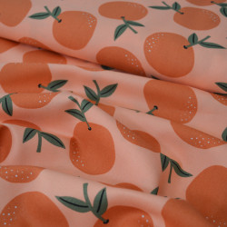 Cotton canvas Peaches - Calissone