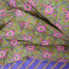 Floral and striped quilted - Purple - Calissone