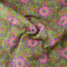 Floral and striped quilted - Purple - Calissone