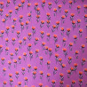 Floral cotton poplin - Fuchsia - Calissone