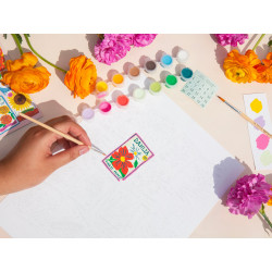 Paint by Number Kit - Seed Packets - Calissone