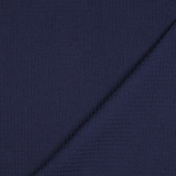 Coton nid d'abeille - Bleu marine - Calissone