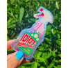 Autocollant à paillettes Spray Répulsif à Idiots - Calissone