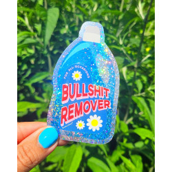 Detergent Glitter Sticker - Bullshit Remover - Calissone