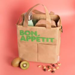 Sac isotherme Bon appétit - Camel - Calissone