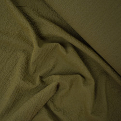 Coton texturé - Kaki - Calissone