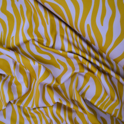 Lycra Yoga - Zèbre ocre et lilas - Calissone