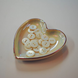 Bouton nacre naturelle 10mm - Calissone