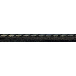 Black and gold piping - Calissone