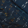Coton if Ikat - Navy - Calissone