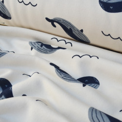 Sweat moyen baleines - Ecru - Calissone