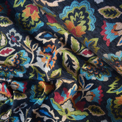 Jacquard - Multicolor flowers - Calissone