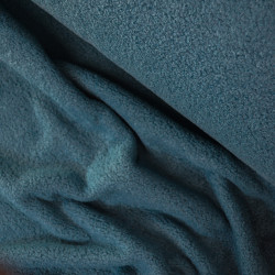 Sherpa - Teddy double face - Bleu pétrole - Calissone