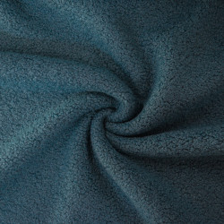 Sherpa - Teddy double face - Bleu pétrole - Calissone
