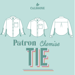 Tie Shirt Pocket Sewing Pattern - Calissone
