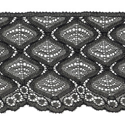 Dentelle 100mm - Blanc ou Noir - Calissone