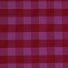 Checked woven cotton - Red and Fuchsia - Calissone