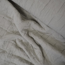 Matelassé de coton - Shadow Grey / Blue - Calissone