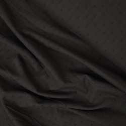 Coton indien plumetis gris anthracite - Ditto - Calissone