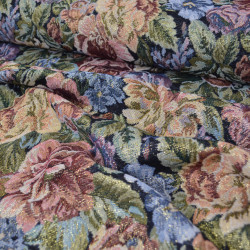 Jacquard lurex - Big flowers - Calissone