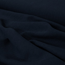 Sergé de lyocell - Bleu foncé - Calissone