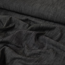 Chambray lyocell et lin - Bleu foncé - Calissone