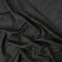 Chambray lyocell et lin - Bleu foncé - Calissone