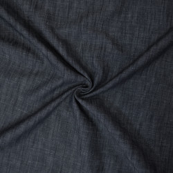 Chambray lyocell and linen - Black - Calissone