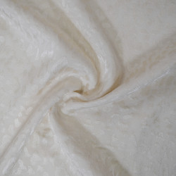 Leopard viscose jacquard - Off-white - Calissone