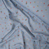 Jersey small flowers - Sky blue - Calissone