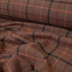 Tartan wool - Rust - Calissone