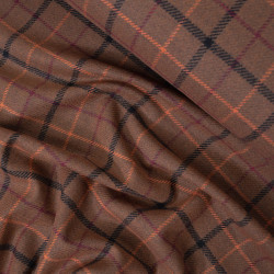 Tartan wool - Rust - Calissone