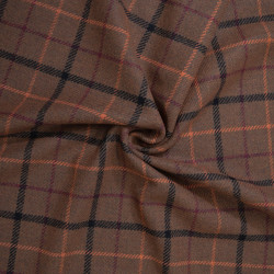 Tartan wool - Rust - Calissone