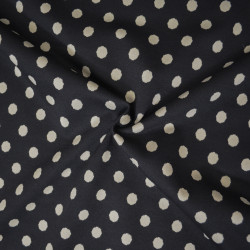 Polka dot knitted knit - Black - Calissone