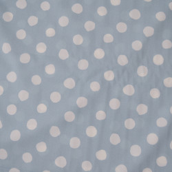 Batiste de coton - Pretty Polka - Sky - Calissone