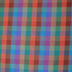 Multicolor Check Woven Cotton - Prism Gingham - Calissone