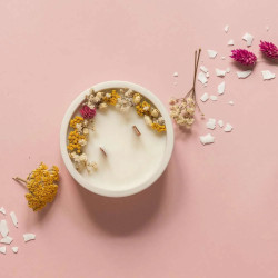 Flower candle kit - Blue Delphinium - Calissone