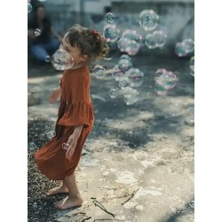 Pattern Linotte bohemian dress 3-12 years - Calissone