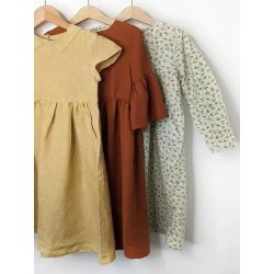 Pattern Linotte bohemian dress 3-12 years - Calissone
