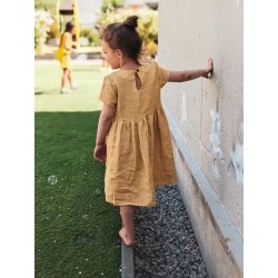 Pattern Linotte bohemian dress 3-12 years - Calissone