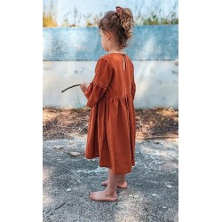 Pattern Linotte bohemian dress 3-12 years - Calissone