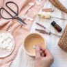 DIY Immortelle and eucalyptus flower candle kit - Calissone
